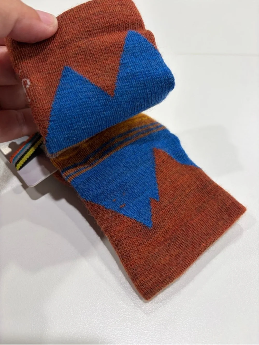 SmartWool Kids XS Light Cushion Ski Socks Over the Calf Blue Mountain NWT Snow